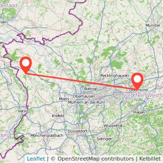 Dortmund Weeze Mitfahrgelegenheit Karte