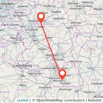 Dortmund Vaihingen an der Enz Bahn Karte