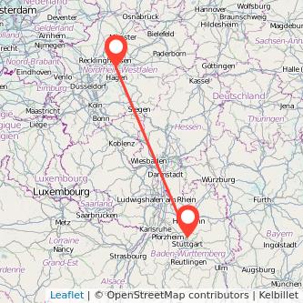 Dortmund Ludwigsburg Mitfahrgelegenheit Karte
