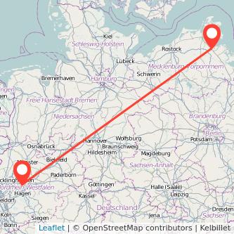 Dortmund Greifswald Bahn Karte