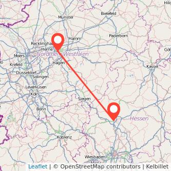 Dortmund Gießen Mitfahrgelegenheit Karte