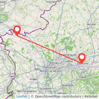 Dortmund Emmerich Mitfahrgelegenheit Karte