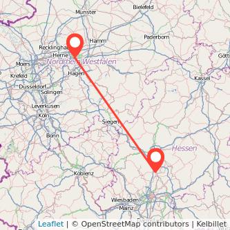 Dortmund Bad Nauheim Mitfahrgelegenheit Karte