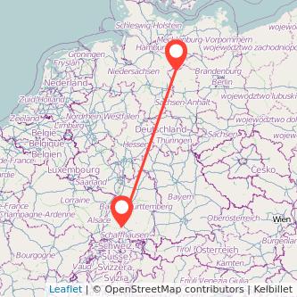 Donaueschingen Salzwedel Bahn Karte