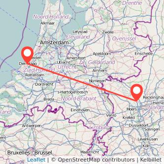 Dinslaken Den Haag Mitfahrgelegenheit Karte
