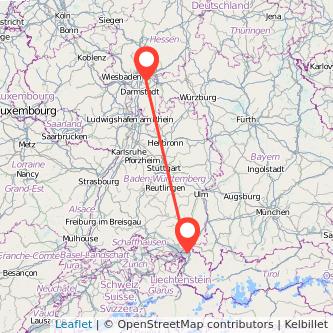 Dietzenbach Lindau Mitfahrgelegenheit Karte
