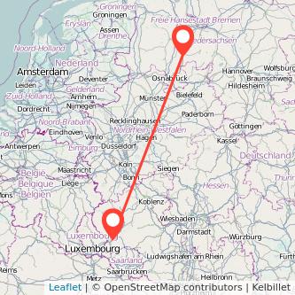 Diepholz Trier Bahn Karte
