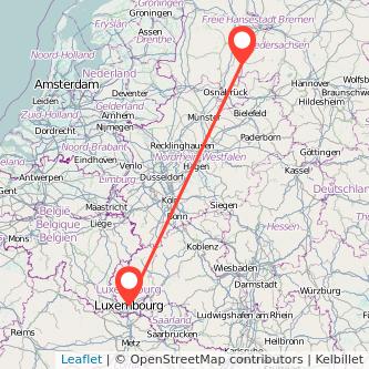 Diepholz Luxemburg Bahn Karte