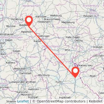 Detmold Weiden Mitfahrgelegenheit Karte