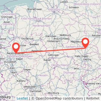 Dessau Recklinghausen Mitfahrgelegenheit Karte