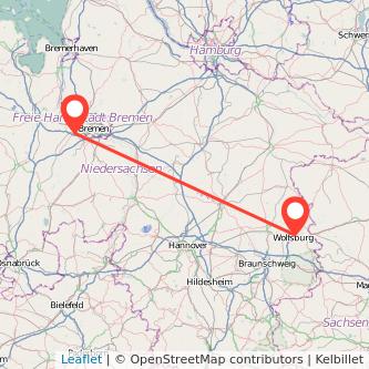 Delmenhorst Wolfsburg Mitfahrgelegenheit Karte