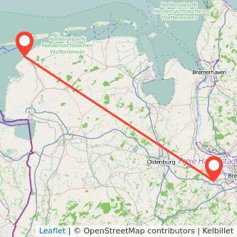 Delmenhorst Norddeich Bahn Karte