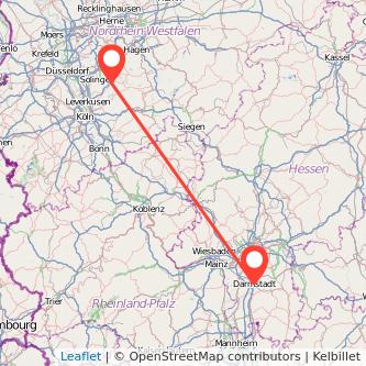 Darmstadt Wermelskirchen Mitfahrgelegenheit Karte