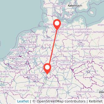 Darmstadt Norderstedt Mitfahrgelegenheit Karte