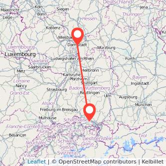 Darmstadt Konstanz Mitfahrgelegenheit Karte