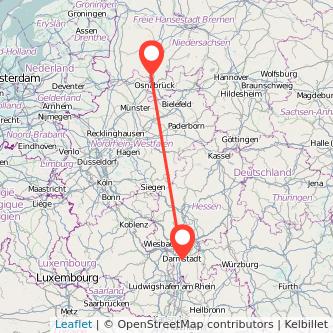 Darmstadt Bramsche Mitfahrgelegenheit Karte