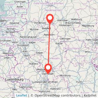 Darmstadt Bad Oeynhausen Mitfahrgelegenheit Karte