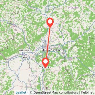 Darmstadt Bad Nauheim Mitfahrgelegenheit Karte
