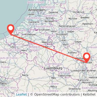 Darmstadt Ostend Bahn Karte