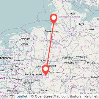 Cuxhaven Soest Mitfahrgelegenheit Karte