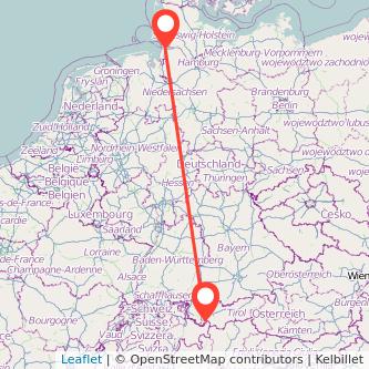 Cuxhaven Ischgl Bus Karte