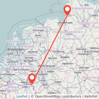 Cuxhaven Aachen Mitfahrgelegenheit Karte
