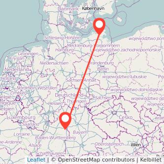 Crailsheim Stralsund Bus Karte