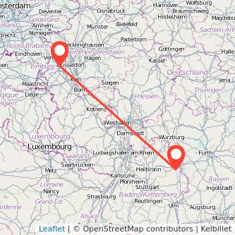 Crailsheim Mönchengladbach Bahn Karte