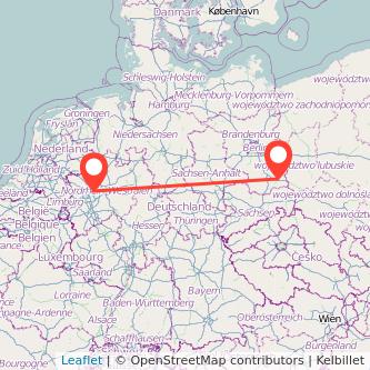 Cottbus Essen Mitfahrgelegenheit Karte