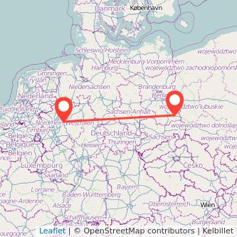Cottbus Dortmund Mitfahrgelegenheit Karte
