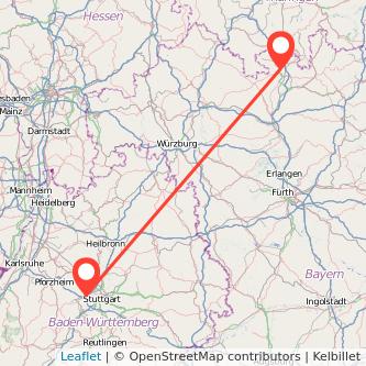 Coburg Leonberg Mitfahrgelegenheit Karte