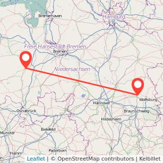 Cloppenburg Gifhorn Mitfahrgelegenheit Karte