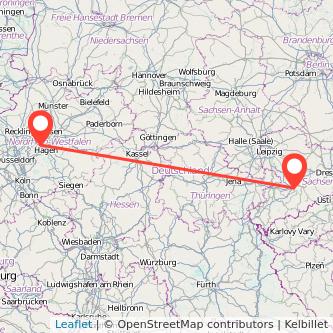 Chemnitz Witten Mitfahrgelegenheit Karte