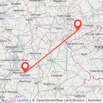 Chemnitz Ludwigsburg Mitfahrgelegenheit Karte