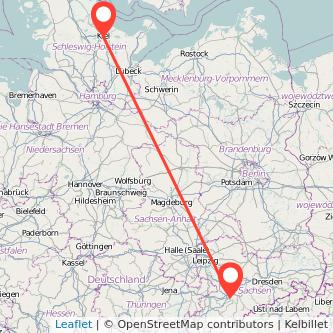 Chemnitz Kiel Mitfahrgelegenheit Karte