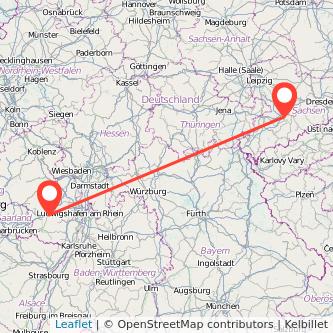 Chemnitz Kaiserslautern Mitfahrgelegenheit Karte