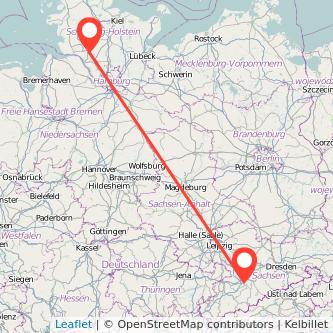 Chemnitz Itzehoe Mitfahrgelegenheit Karte