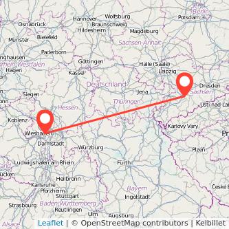 Chemnitz Hofheim am Taunus Mitfahrgelegenheit Karte