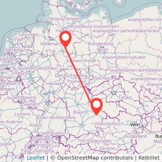 Celle Plattling Bahn Karte