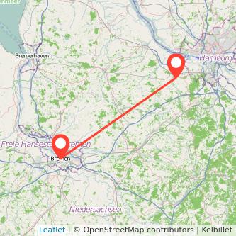 Buxtehude Bremen Mitfahrgelegenheit Karte