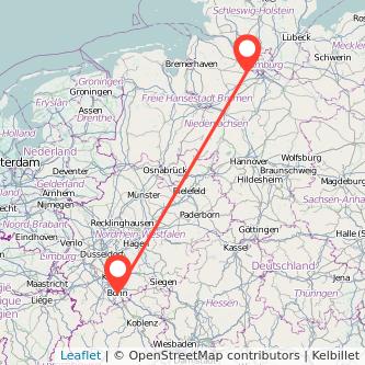 Buxtehude Bonn Mitfahrgelegenheit Karte