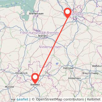 Buxtehude Bielefeld Mitfahrgelegenheit Karte