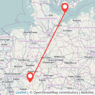 Burg auf Fehmarn Winterberg Bus Karte