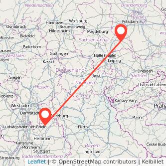 Buchen Lutherstadt Wittenberg Bahn Karte