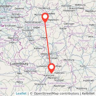Bruchsal Soest Bahn Karte