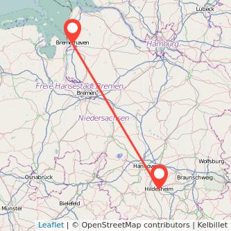 Bremerhaven Hildesheim Mitfahrgelegenheit Karte