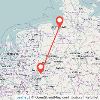 Bremerhaven Bochum Mitfahrgelegenheit Karte