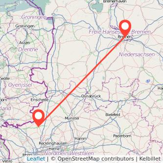 Bremen Borken Mitfahrgelegenheit Karte