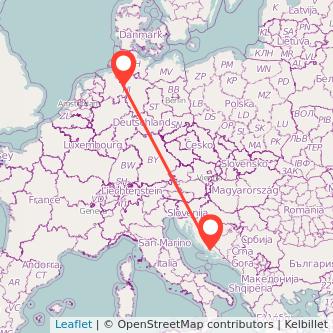 Bremen Split Mitfahrgelegenheit Karte