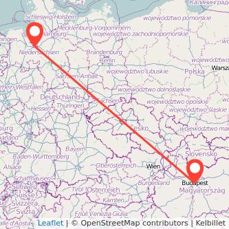 Bremen Budapest Mitfahrgelegenheit Karte